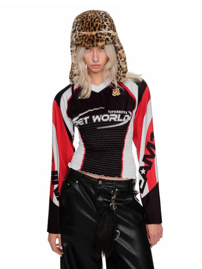 Slim fit long sleeve T-shirt【s0000011407】