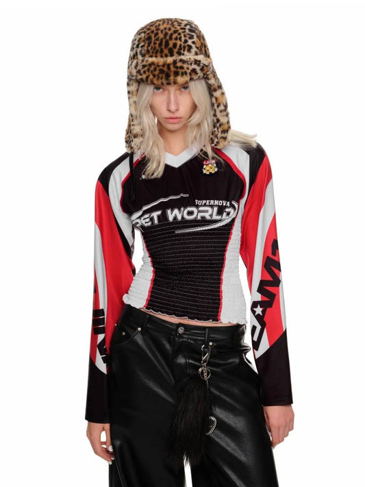 Slim fit long sleeve T-shirt【s0000011407】