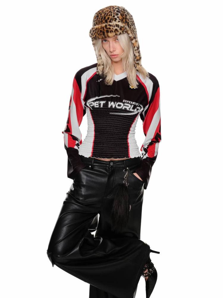 Slim fit long sleeve T-shirt【s0000011407】