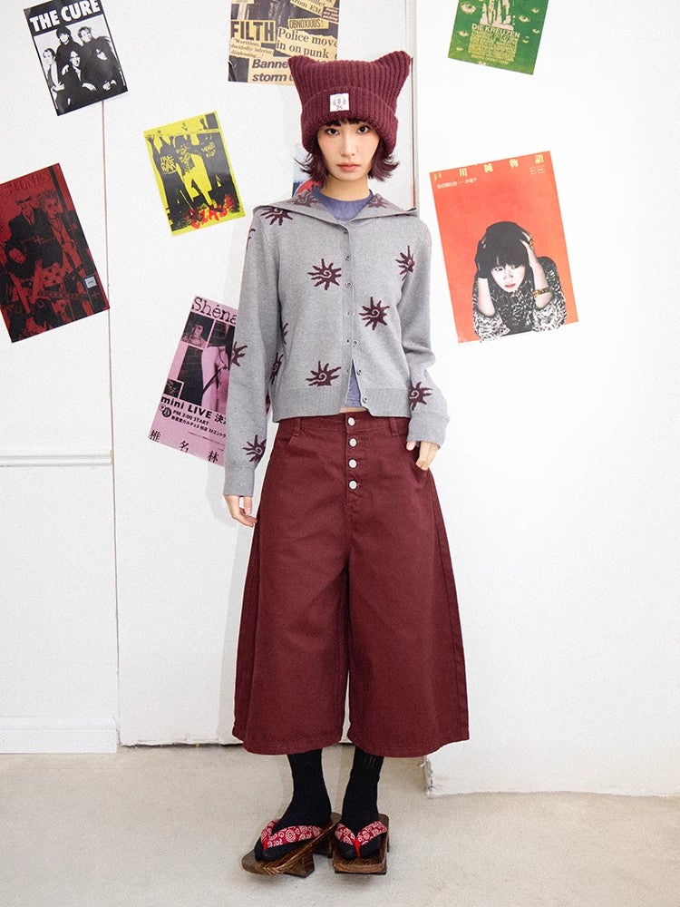 Chemical girl low rise wide leg pants【s0000011549】