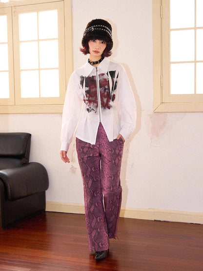 Colorful retro pants【s0000011555】