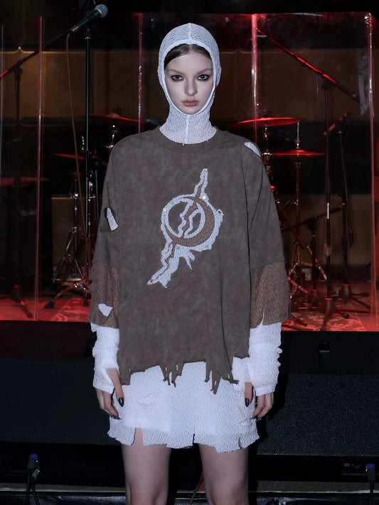 Distressed t-shirt【s0000008698】