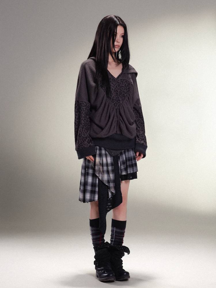 펑크 록 주름 스커트 [S0000011455]