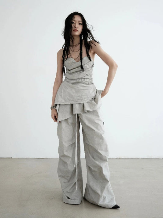 Detachable Lotus Skirt Casual Pants【s0000008510】