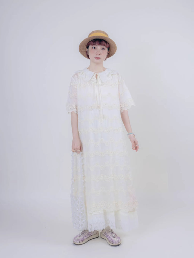 Cotton short sleeve dress【s0000006888】
