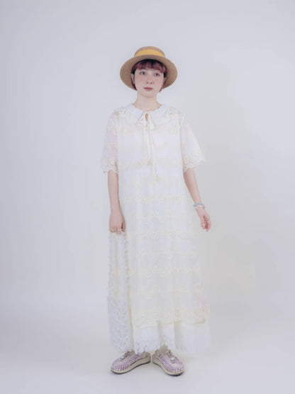 Cotton short sleeve dress【s0000006888】
