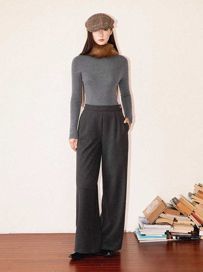 High Waist Strait Pants [S0000010709]