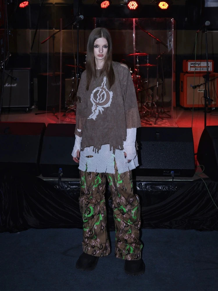 Moon camouflage pants【s0000008704】