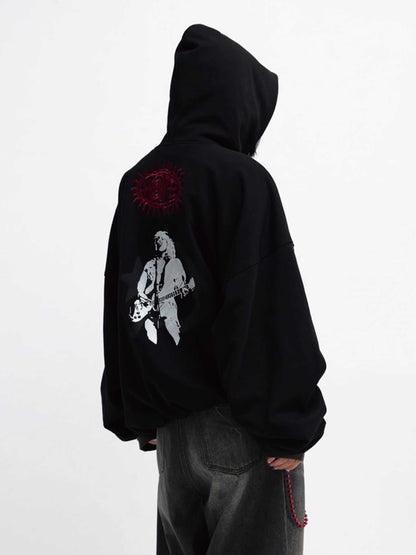 Loose hooded hoodie【s0000010001】