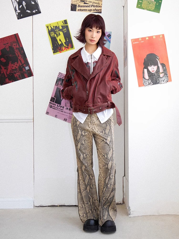 Colorful retro pants【s0000011555】