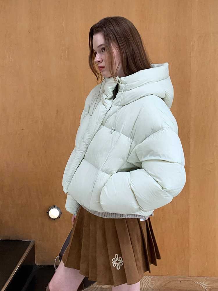 Fluffy Hooded Down Jacket [S0000010806]