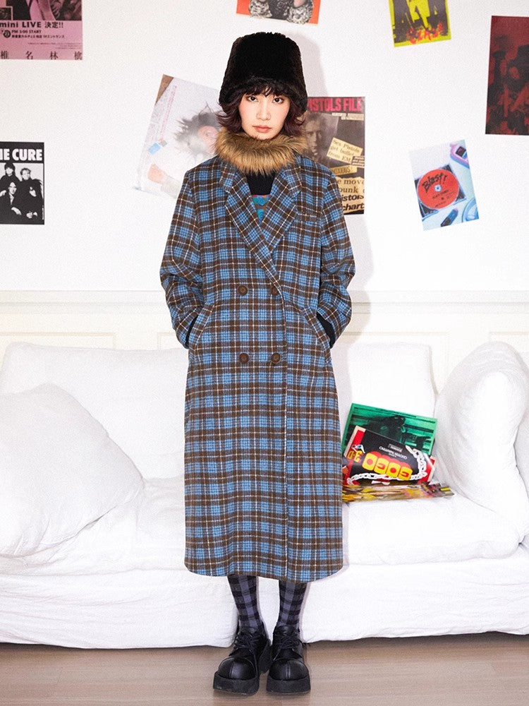 느슨한 격자 무늬 코트 [S0000011306]