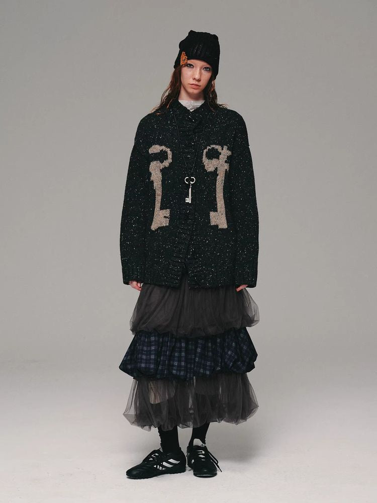 Retro cardigan sweater【s0000011461】