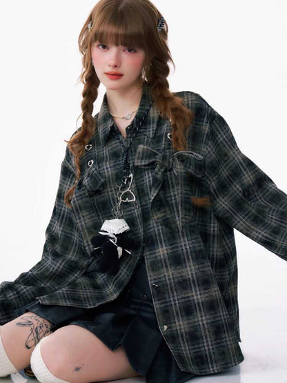 LOOSE PLAID SHIRT [S0000010165]