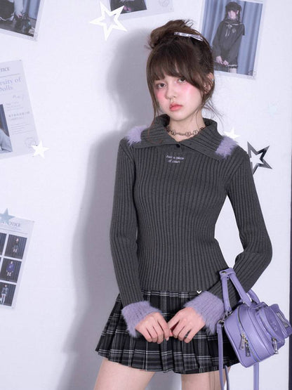 Thin slim fit sweater【s0000011653】