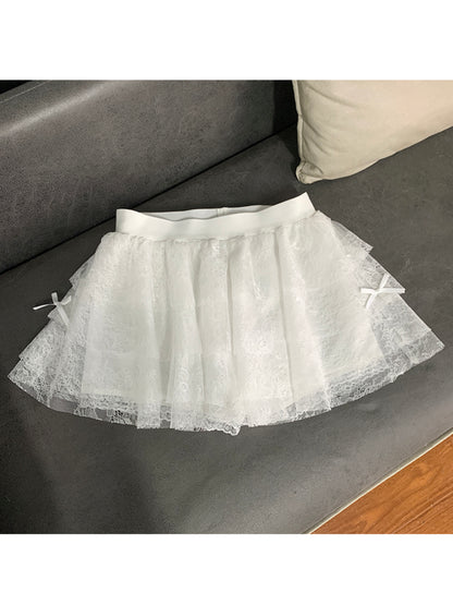 Lace cake skirt【s0000007623】