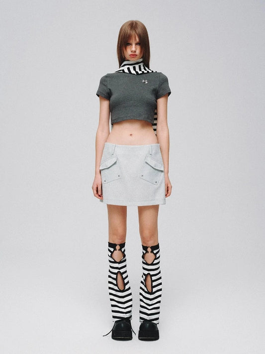 Retro hip skirt【s0000008372】