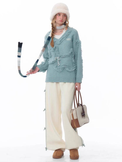 Straight wide leg casual sweatpants【s0000011074】