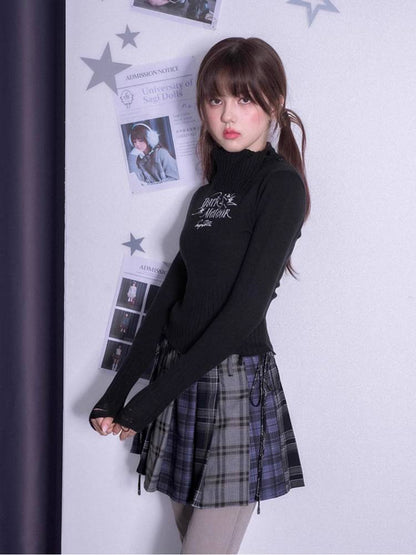 Dark sweet cool slim fit sweater【s0000011300】