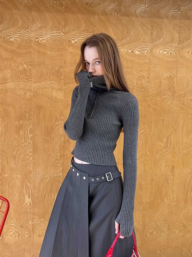 HIGH-END SLIM SWEATER [S0000010820]