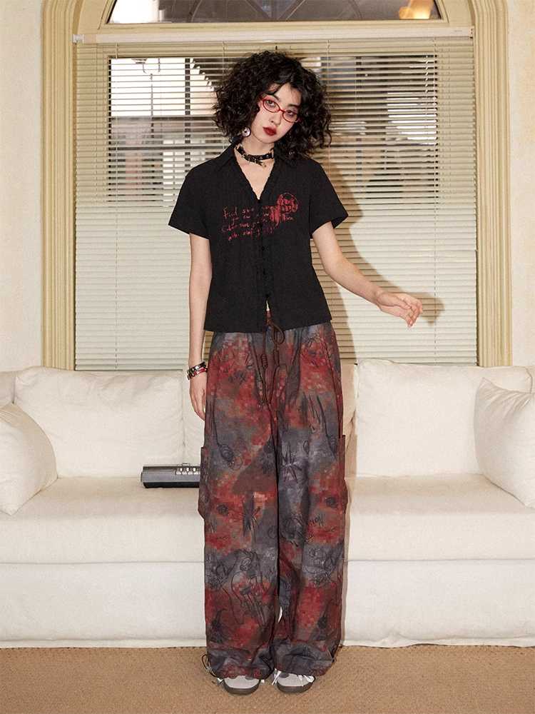 Casual loose printed pants【s0000009627】