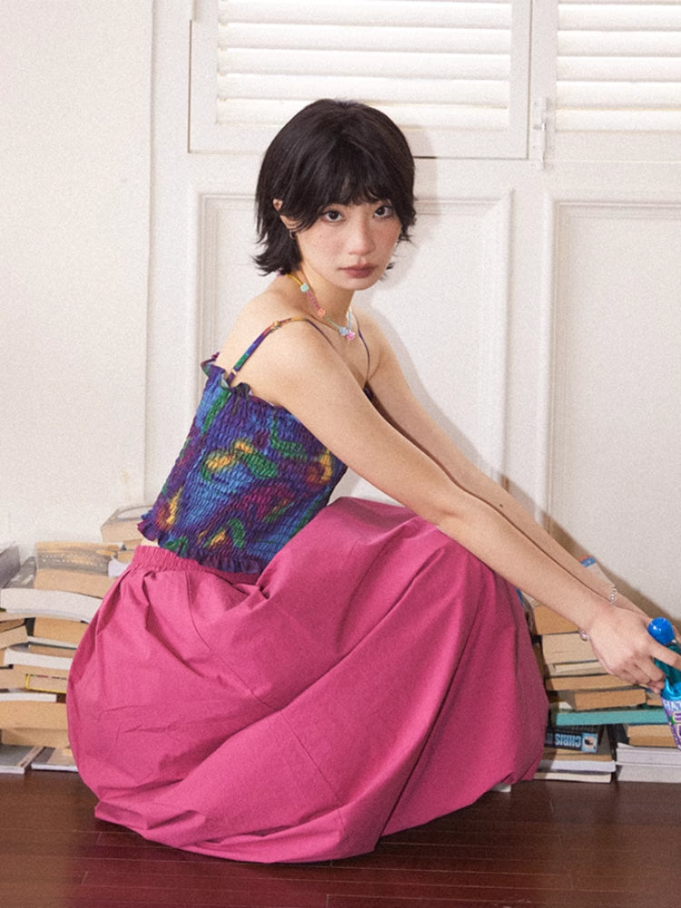 Summer 4-color short camisole【s0000007806】