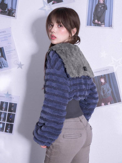 두꺼운 선원 칼라 코트 [S0000011290]