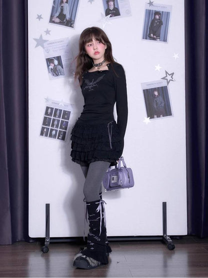 Lace cake skirt dress【s0000011297】