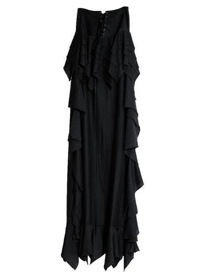 Elegant ruffle skirt【s0000008516】