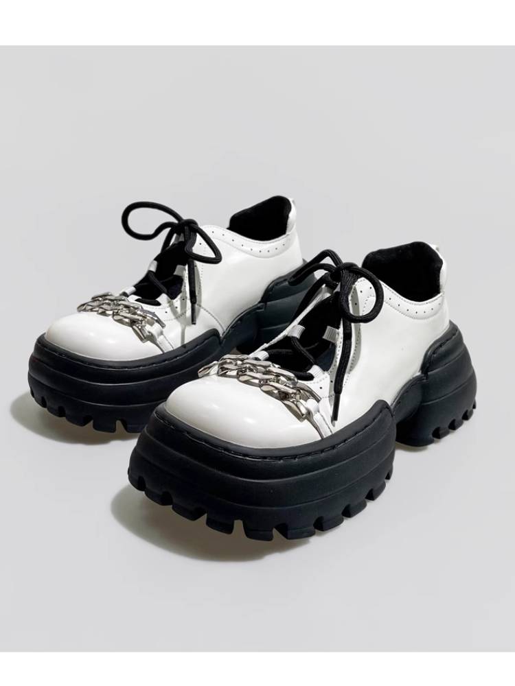 Chain platform shoes【s0000009505】