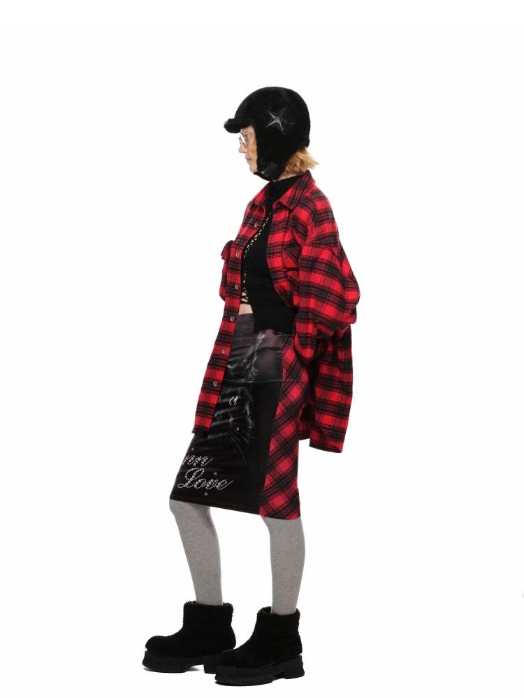 Low waist cat print skirt【s0000011406】