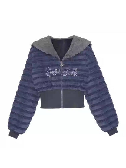 두꺼운 선원 칼라 코트 [S0000011290]