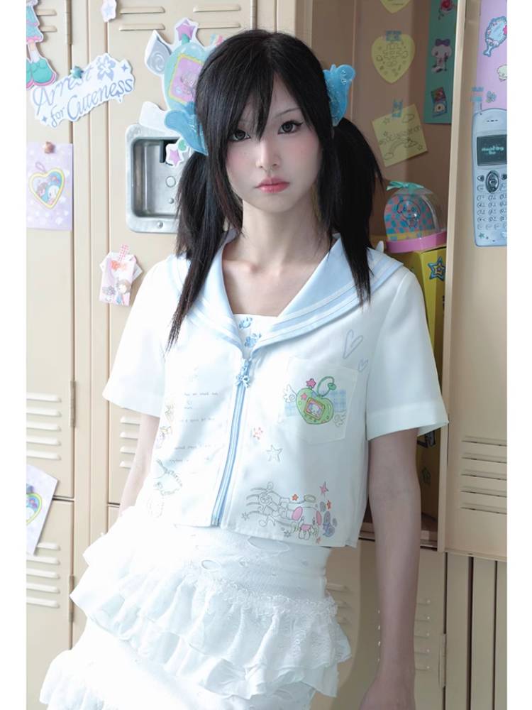 Short-sleeved sailor uniform【s0000009108】