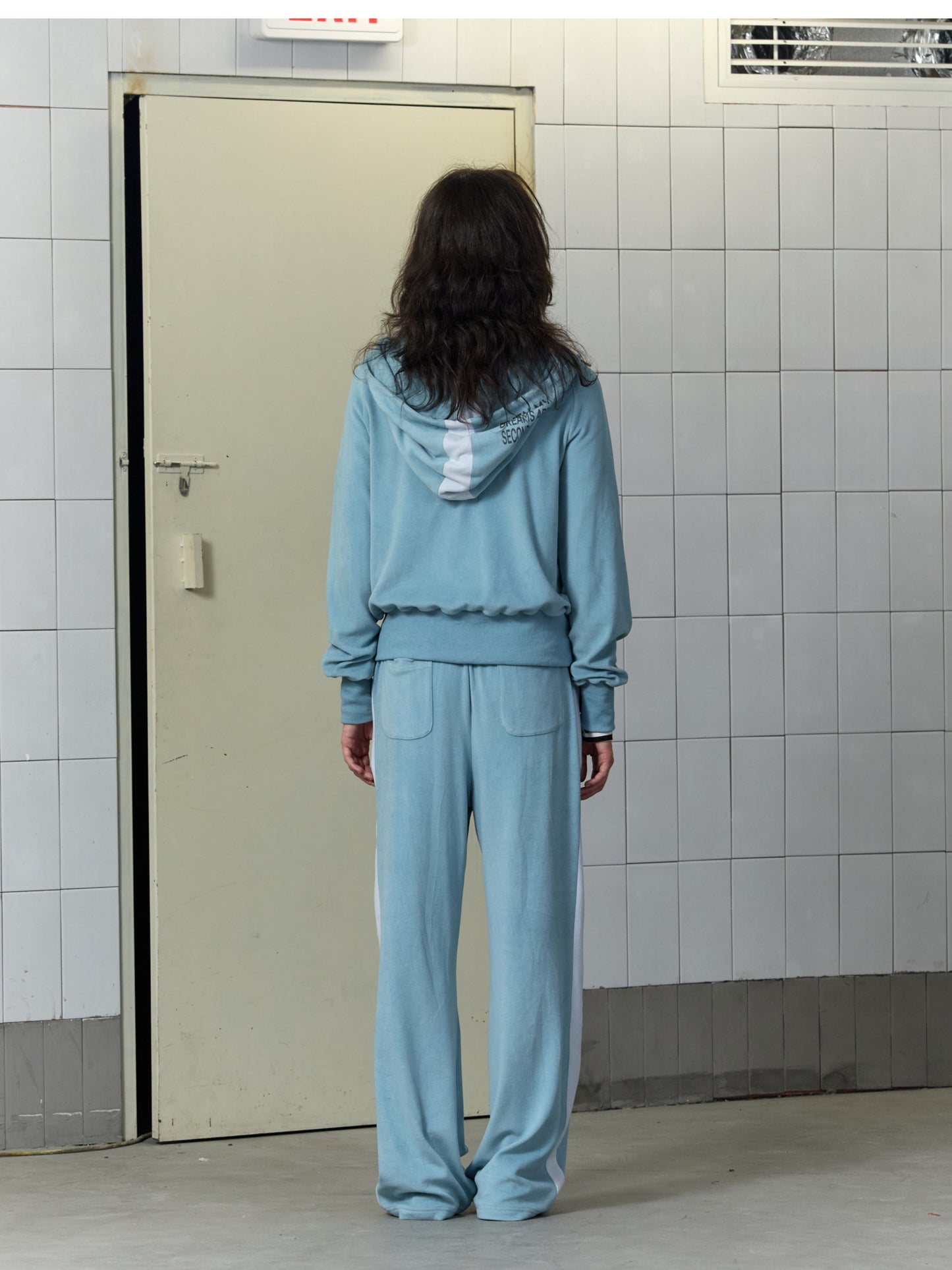 Color-Blocked Relaxed-Fit Hooded Sweatshirt【s0000014209】