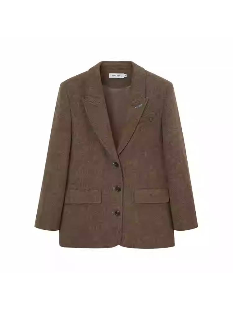 Retro Wool Suit Jacket [S0000010837]