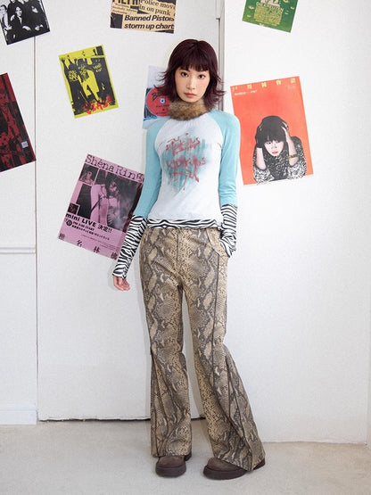 Colorful retro pants【s0000011555】