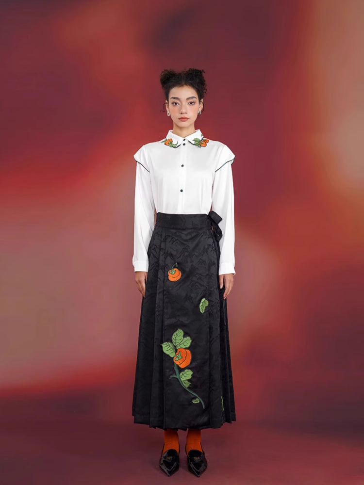 Chinese embroidery retro shirt【s0000006532】