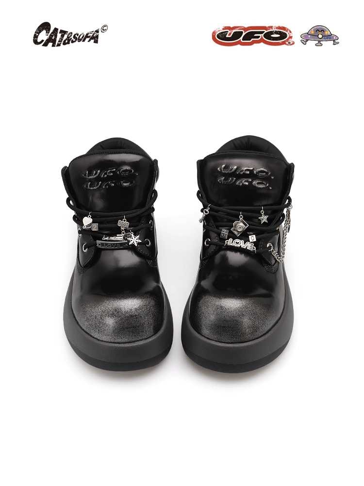 PUNK STYLE SHORT BOOTS [S0000010352]