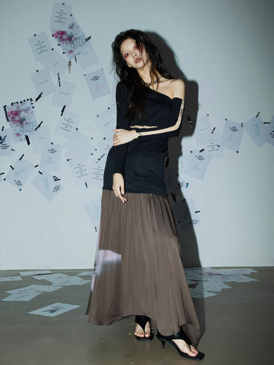 Elegant A-line skirt【s0000006323】