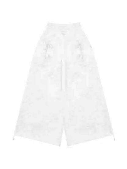 High waist slim wide leg casual pants【s0000011065】