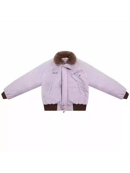 Retro style purple jacket【s0000011077】