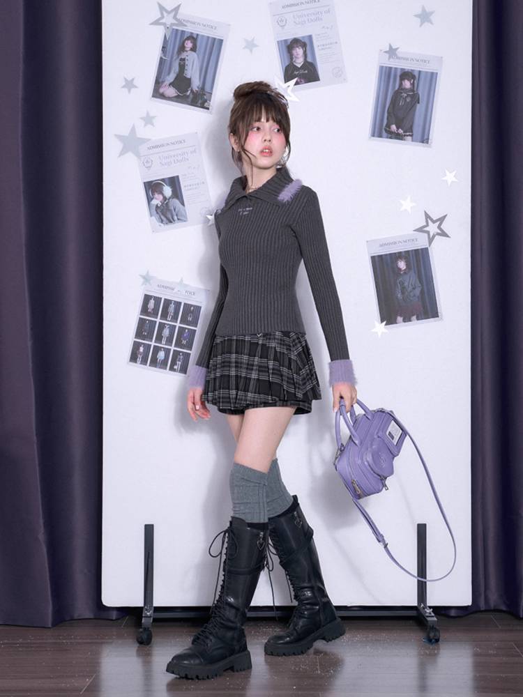 Thin slim fit sweater【s0000011653】