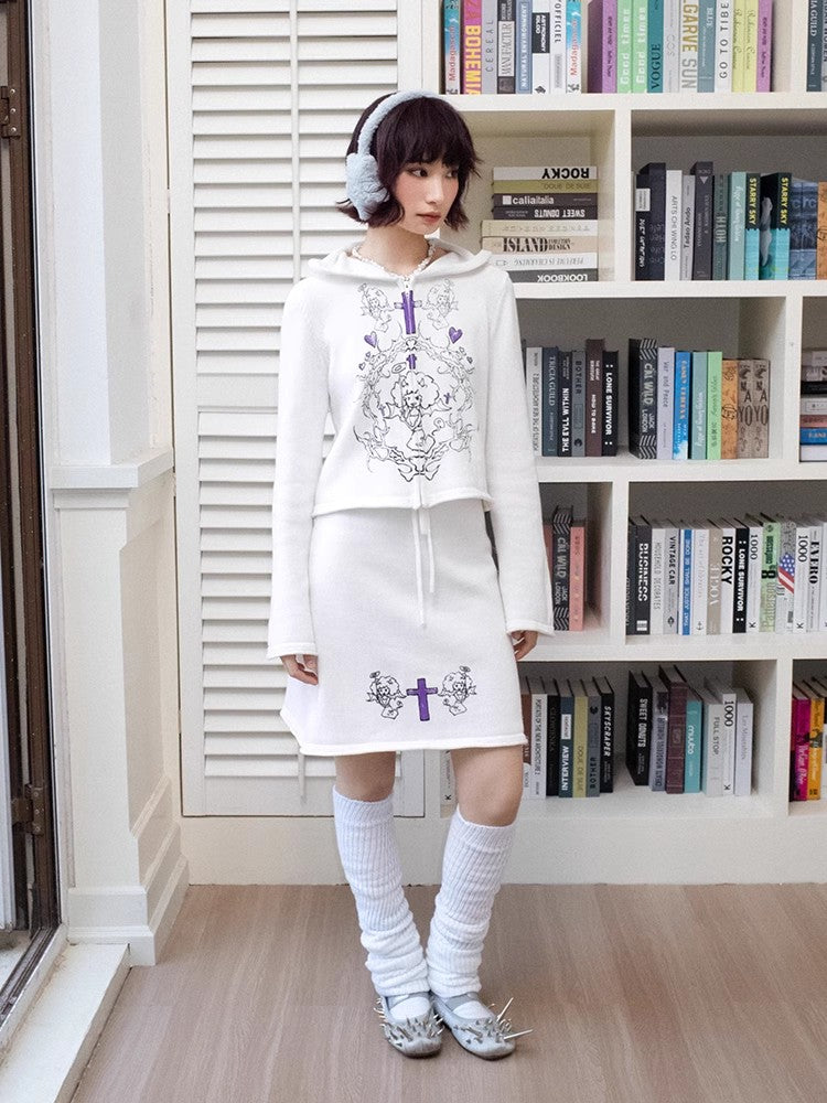 A-line knit skirt【s0000011121】