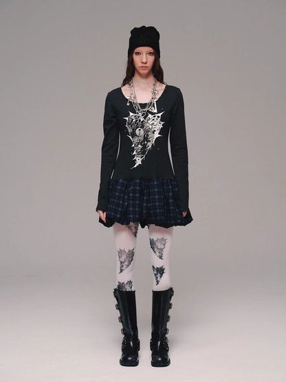 PUNK VELVET PANTYHOSE [S0000010133]