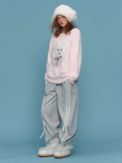 레트로 핑크 스웨터 [S0000011056]