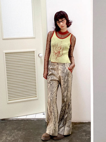 Colorful retro pants【s0000011555】