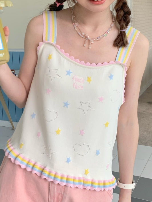 Colorful Star Summer Camisole【s0000002376】