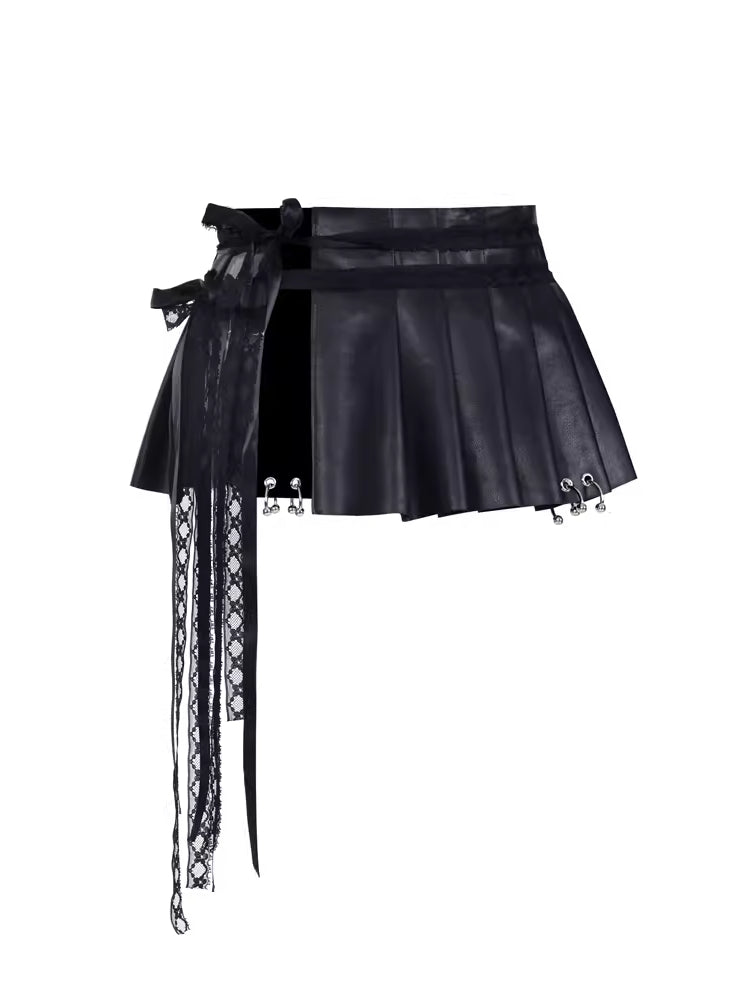 Pleated short apron【s0000007692】