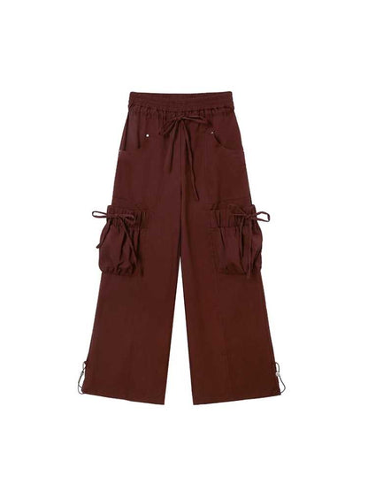 Big pocket loose pants【s0000009829】