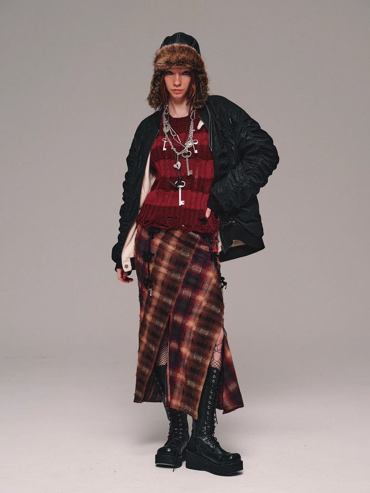 Faux leather reversible jacket【s0000011467】